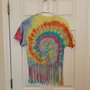 Tie Dye Shirt with Fring